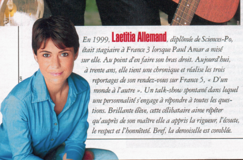 laetitia allemand,paul amar,article,gala,journaliste,tv,télévision